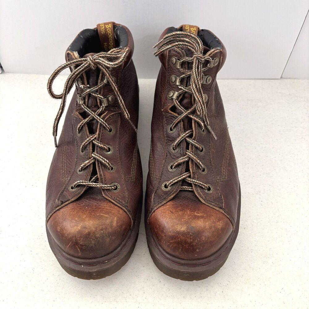 Doc Martens Mens Vintage Air Wair 8287 Hiking Ankle Boots 13 Leather Workware